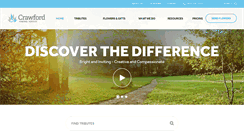 Desktop Screenshot of crawfordfuneralservice.com